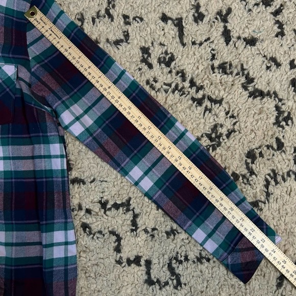 NATURAL Reflections Plaid Flannel, New with Tags, Women’s M - Picture 4 of 7
